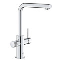 Кухонный смеситель с выдвижным изливом GROHE Blue Pure Minta, 30590000