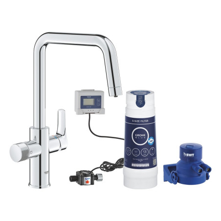 Кухонный смеситель GROHE Blue Pure Eurosmart начальный комплект, 30584000