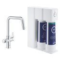 Köök (kraanikauss) segisti GROHE Blue Pure Eurosmart Starter Kit koos tagasivoolu osmoosi filtriga, 30587000