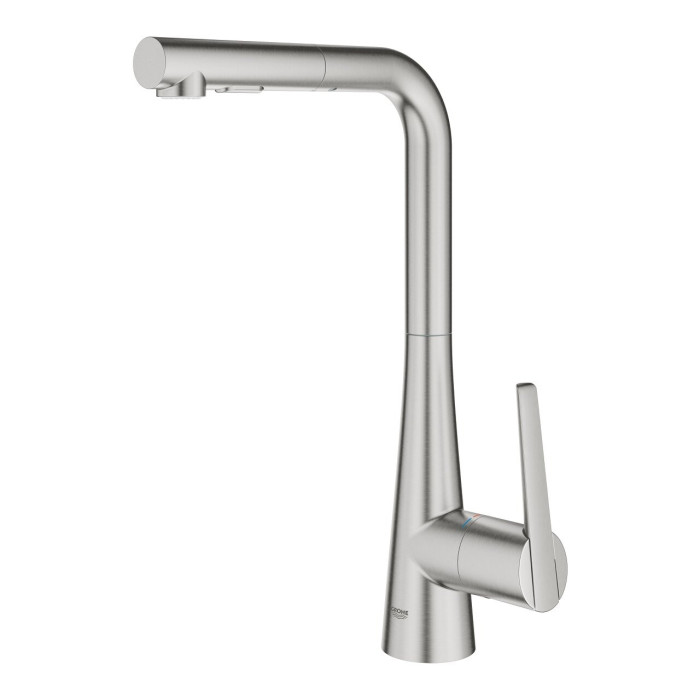 Кухонный смеситель с выдвижным шлангом GROHE Zedra, 32553DC2