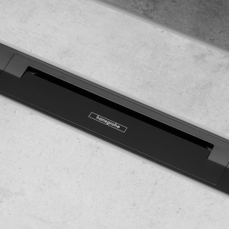 Гриль для душевого трапа HANSGROHE RainDrain Flex, резной, матовый черный