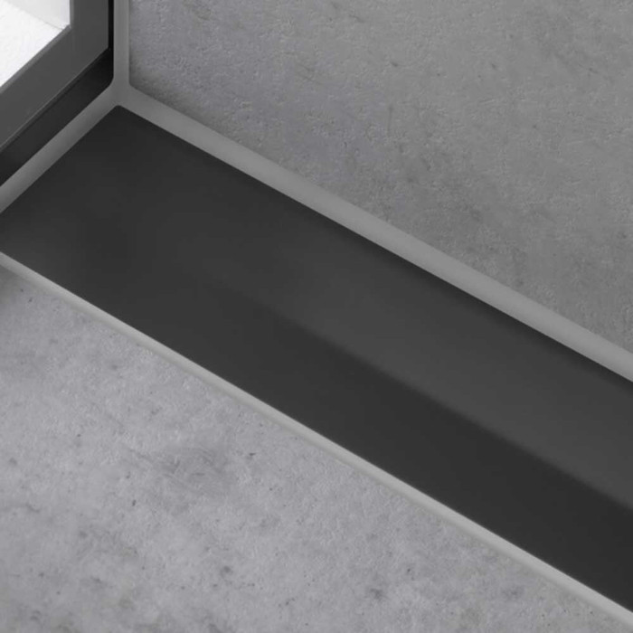Grotelli dušikraani jaoks HANSGROHE RainDrain Flex lõigatav, Matt Black