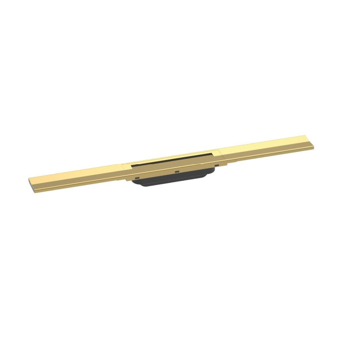 Grate for HANSGROHE RainDrain Flex shower channel, cuttable, Polished Gold Optic