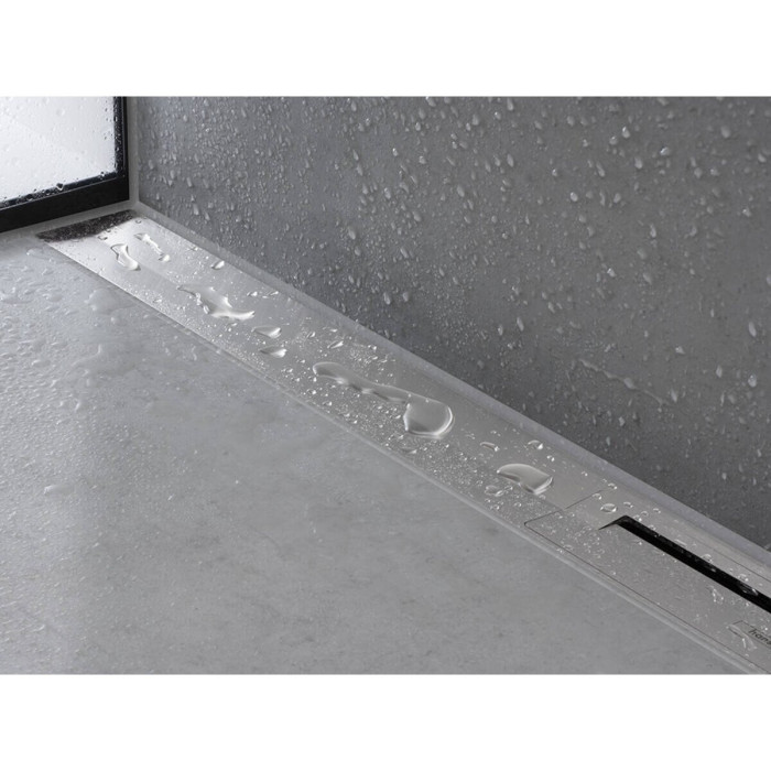 Grotelli dušikaldus HANSGROHE RainDrain Flex lõigatav, Kroom
