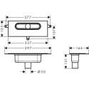 Dušo lataku HANSGROHE uBox Universal Base vertikaalne alumine osa, 01002180