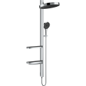 Built-in thermostatic shower 4 in 1 set HANSGROHE Rainfinity Showerpipe 360 1jet, chrome