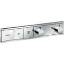 Встраиваемый термостатический душ 4 в 1 комплект HANSGROHE Rainfinity Showerpipe 360 1jet, хром