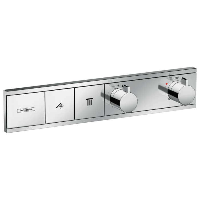 Built-in thermostatic shower 4 in 1 set HANSGROHE Rainfinity Showerpipe 360 1jet, chrome