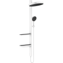 Potinkinis termostaatiline dušš 4 in 1 komplekt HANSGROHE Rainfinity Showerpipe 360 1jet, Matt White