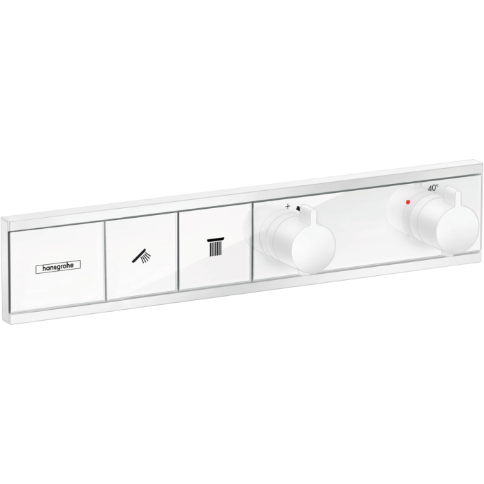 Potinkinis termostaatiline dušš 4 in 1 komplekt HANSGROHE Rainfinity Showerpipe 360 1jet, Matt White