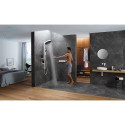 Built-in thermostatic shower 4 in 1 set HANSGROHE Rainfinity Showerpipe 360 1jet, Matt White