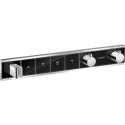 Potinkinis termostaatiline dušš 5 in 1 komplektis HANSGROHE Rainmaker Select 460 3jet, must/nikeldatud