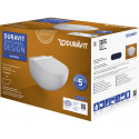 Rippuv WC-pott DURAVIT Architec Rimless Soft close kaanega, 45726900A1