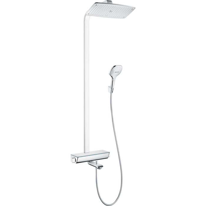 Thermostatic caseus shower system with a spout for the bath HANSGROHE Raindance Select E, 27113000