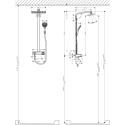 Termostaatiline vihmadušisüsteem HANSGROHE Raindance E Dušitoru 360 1jet, 27288000