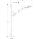 Dušikabiinide komplektid HANSGROHE Raindance Select S 150 3jet 90 cm, 26626000