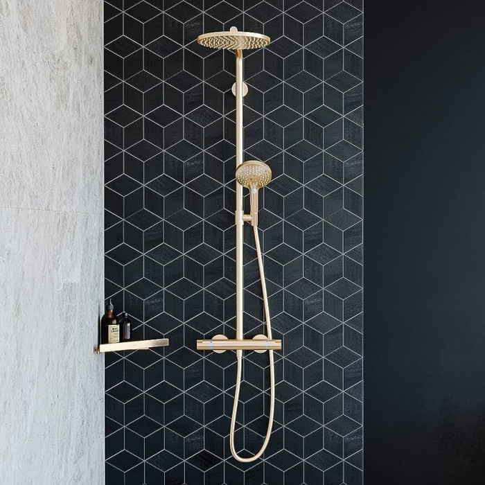 Thermostatic rain shower system HANSGROHE Raindance Select S Showerpipes 240 1jet, 27633140