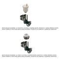 IVAR adjustable underfloor heating manifold with 2 circuits and flow meters, complete with mixing unit