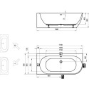 Acrylic Bathtub RAVAK Freedom Corner