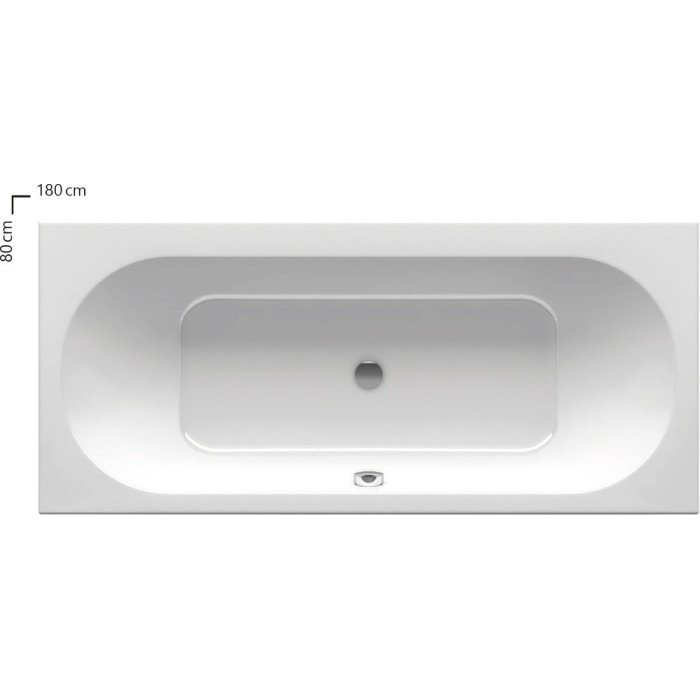 Acrylic rectangular bathtub RAVAK City Slim