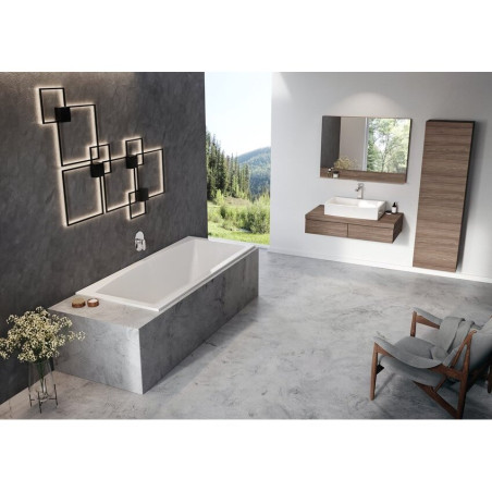 Acrylic rectangular bathtub RAVAK Formy 02 Slim