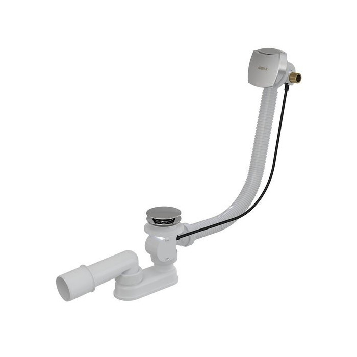 RAVAK bathtub siphon filling the bathtub with water 800 Click Clack, X01505