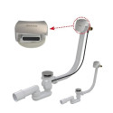 RAVAK bathtub siphon filling the bathtub with water 570 Click Clack, X01440