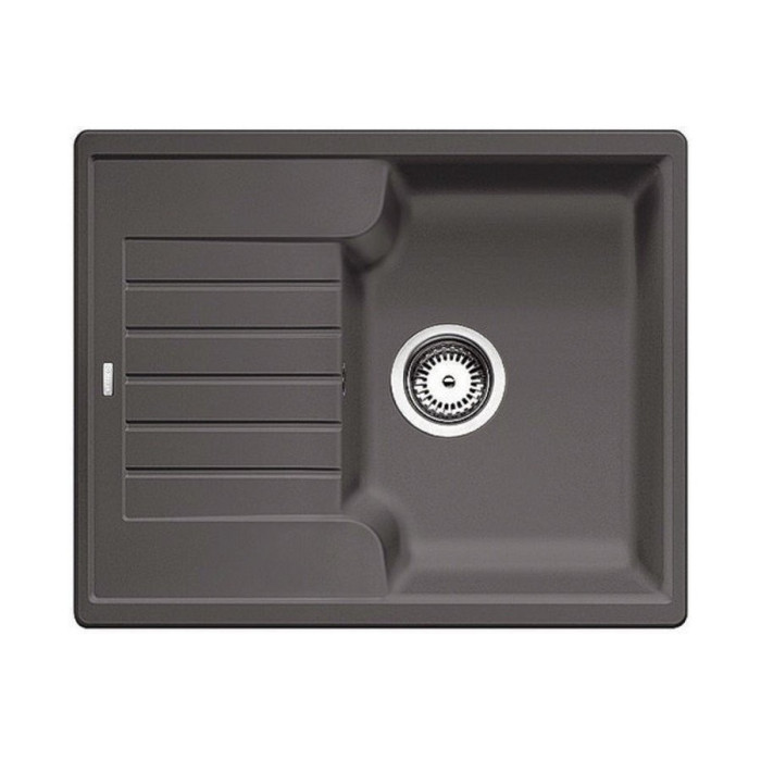 BLANCO ZIA 40 S stone composite (granite) sink, 61.5x50 cm, volcanic gray