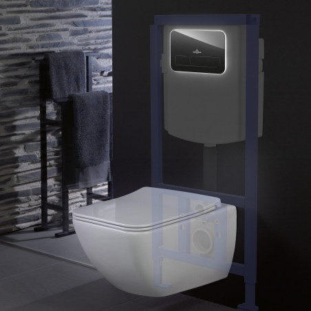 Сливная кнопка VILLEROY & BOCH 200G с стеклянной LED оболочкой, 921843RB