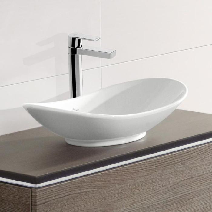 Умывальник устанавливается VILLEROY & BOCH My Nature 610 x 360 мм