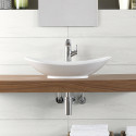 The sink is installed VILLEROY & BOCH My Nature 610 x 360 mm