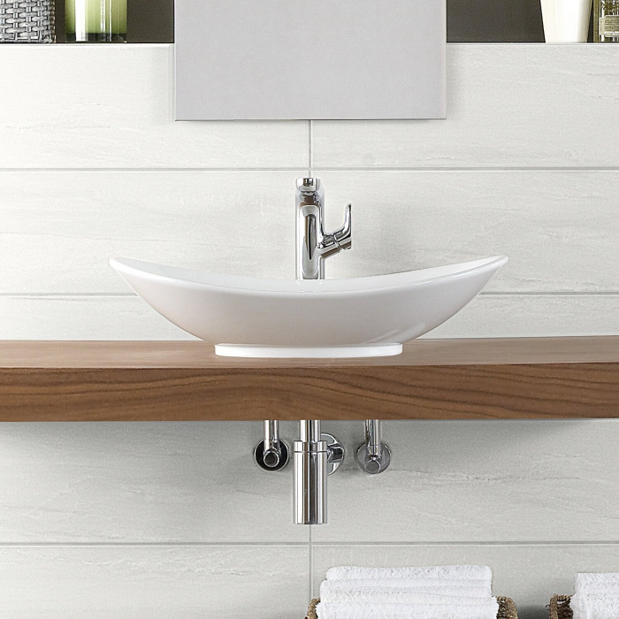 Valamu paigaldatakse VILLEROY & BOCH My Nature 610 x 360 mm