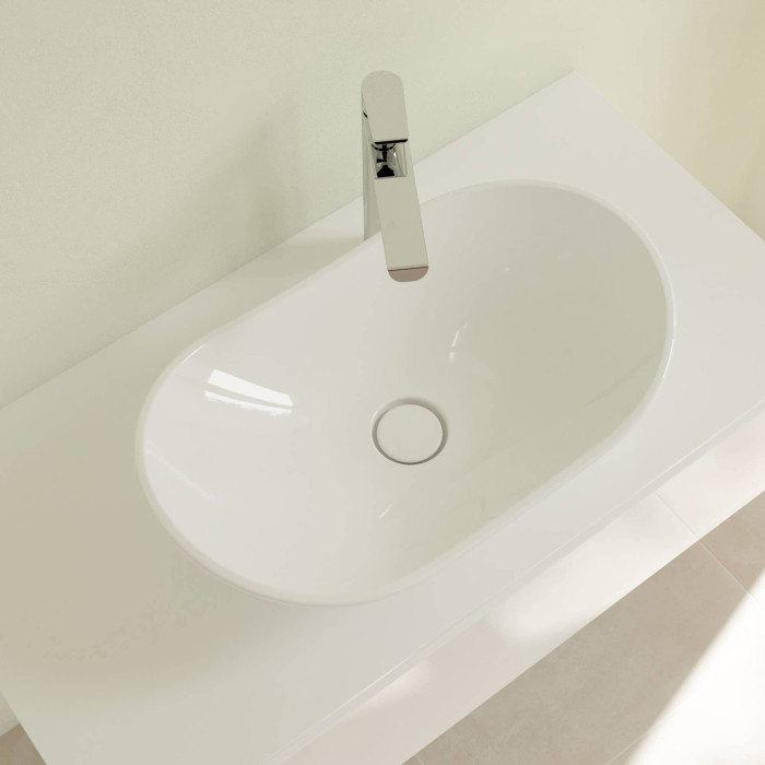 Умывальник устанавливается VILLEROY & BOCH My Nature 610 x 360 мм