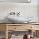 Valamu on paigaldatud VILLEROY & BOCH My Nature 810 x 410 mm