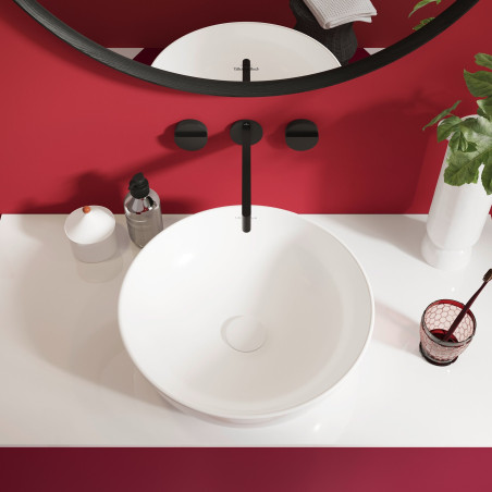 Умывальник устанавливается VILLEROY & BOCH Artis 430 мм