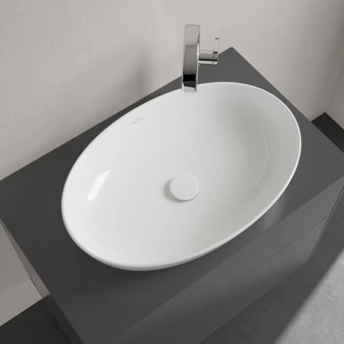 Valamu paigaldatakse VILLEROY & BOCH Artis 610 x 410 mm