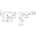 VILLEROY & BOCH Artis sink 610 x 410 mm