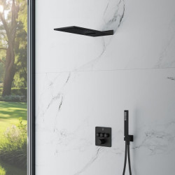 Potinkinis termostaatiline dušikomplekt MARINER Eden B, komplekt Matt Black