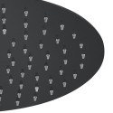 Built-in thermostatic shower set with holder from siens MARINER Logica collection, Matt Black