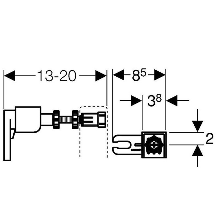 Geberit 111815001 installation frame mounting kits