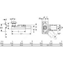 Нижняя часть душевого трапа GEBERIT Cleanline DN 40 - H 65-175 мм, 154152001