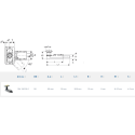 Нижняя часть душевого трапа GEBERIT Cleanline DN 50 - H 90-220 мм, 154.150.00.1