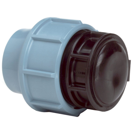 Plastic end cap for PE pipe UNIDELTA DN 25