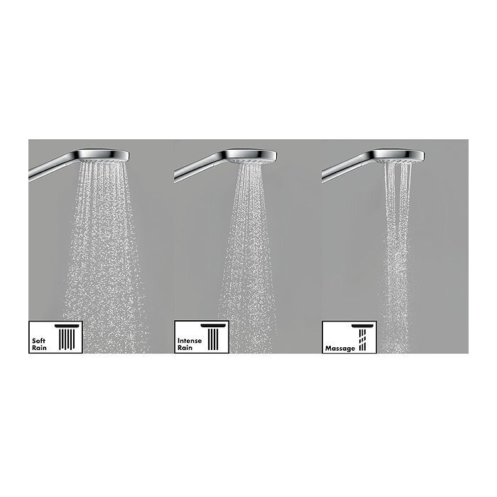 Комплекты душевых стоек HANSGROHE Croma Select S 90 см 3 струи 14,7 л/мин, 26572400