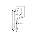 Dušikapi komplektid HANSGROHE Croma Select S 90 cm 3jet vool 9 l min, 26573400