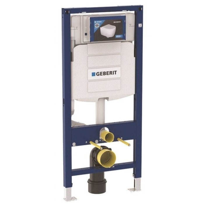 Geberit Duofix (4 in 1) concealed WC frame kit with Doufresh odor extraction accessories