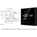 Built-in room thermostat with cooling function, white