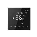 Встраиваемые термостаты для помещений тонкие Wi-Fi, черные