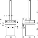 Kandja koos kausi ja WC harjaga HANSGROHE Addstoris, 41752000