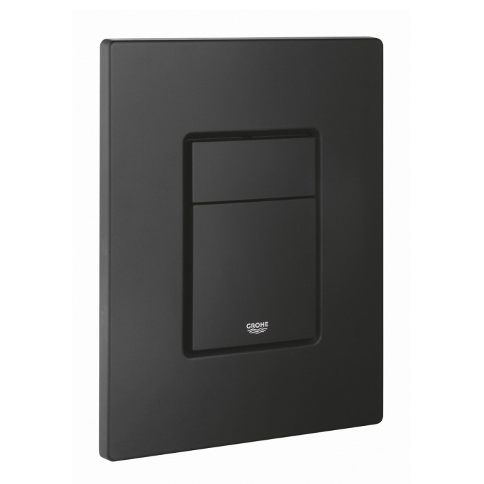 GROHE Solido concealed WC frame with black button Even + VILLEROY & BOCH Subway 2.0 wall-mounted toilet sets (6 in 1)